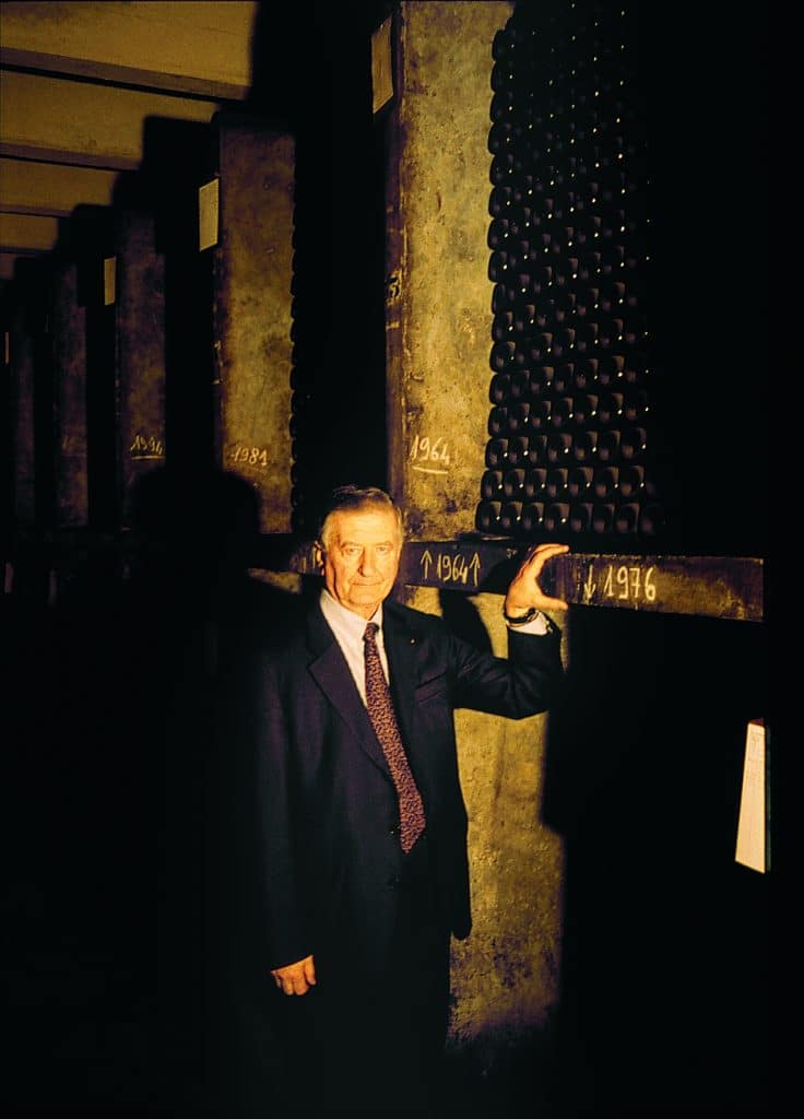 GAETANO BERTANI i kælderen under ejen- dommen i Grezzana