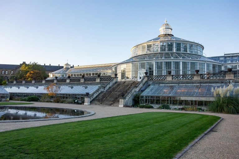 Palmehuset i botanisk have i København fra 1872 er et eksempel på, hvor smukt et drivhus kan udføres.